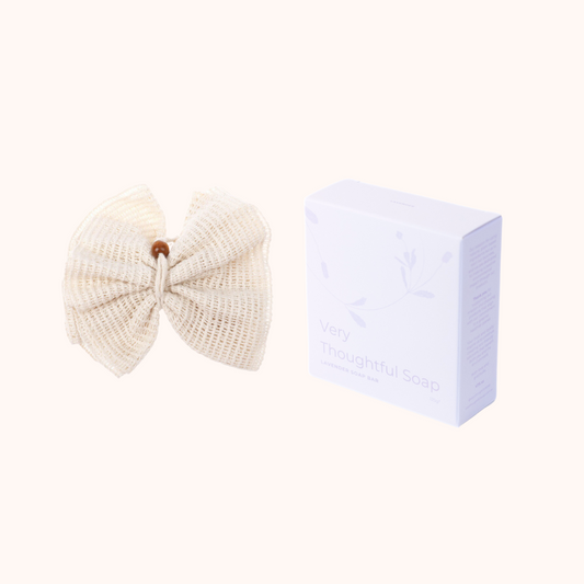 Lavender Soap Bar with Loofah