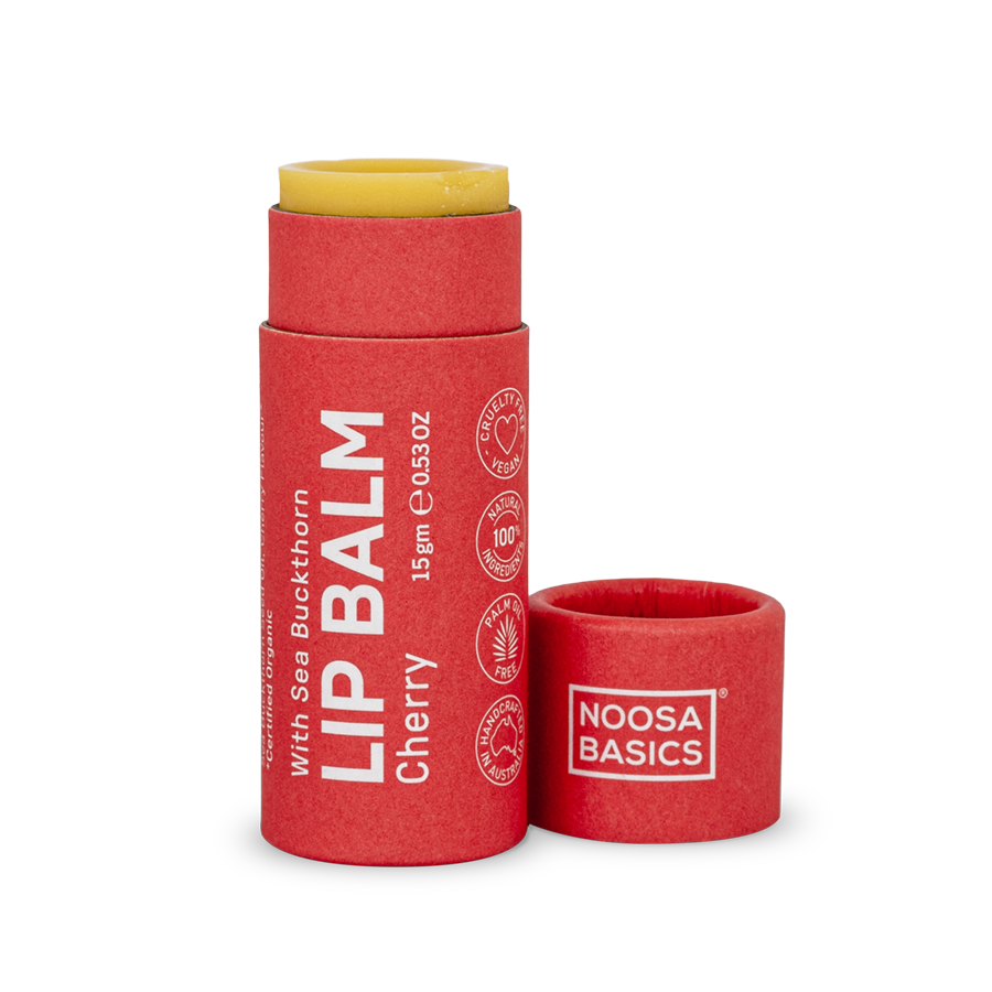 Noosa Basics Organic Lip Balm Cherry 6g