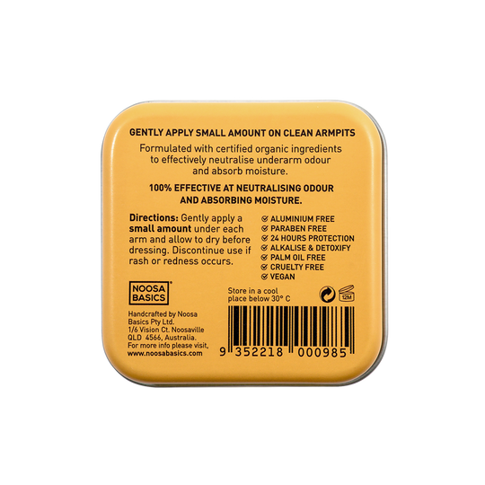 Noosa Basics Deodorant Tin - Sandalwood 50g